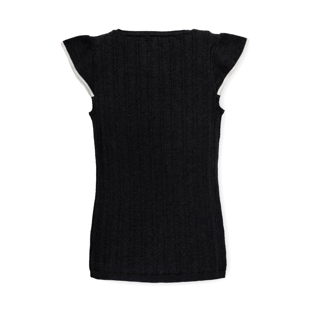 Flutter Sleeve Sweater Top