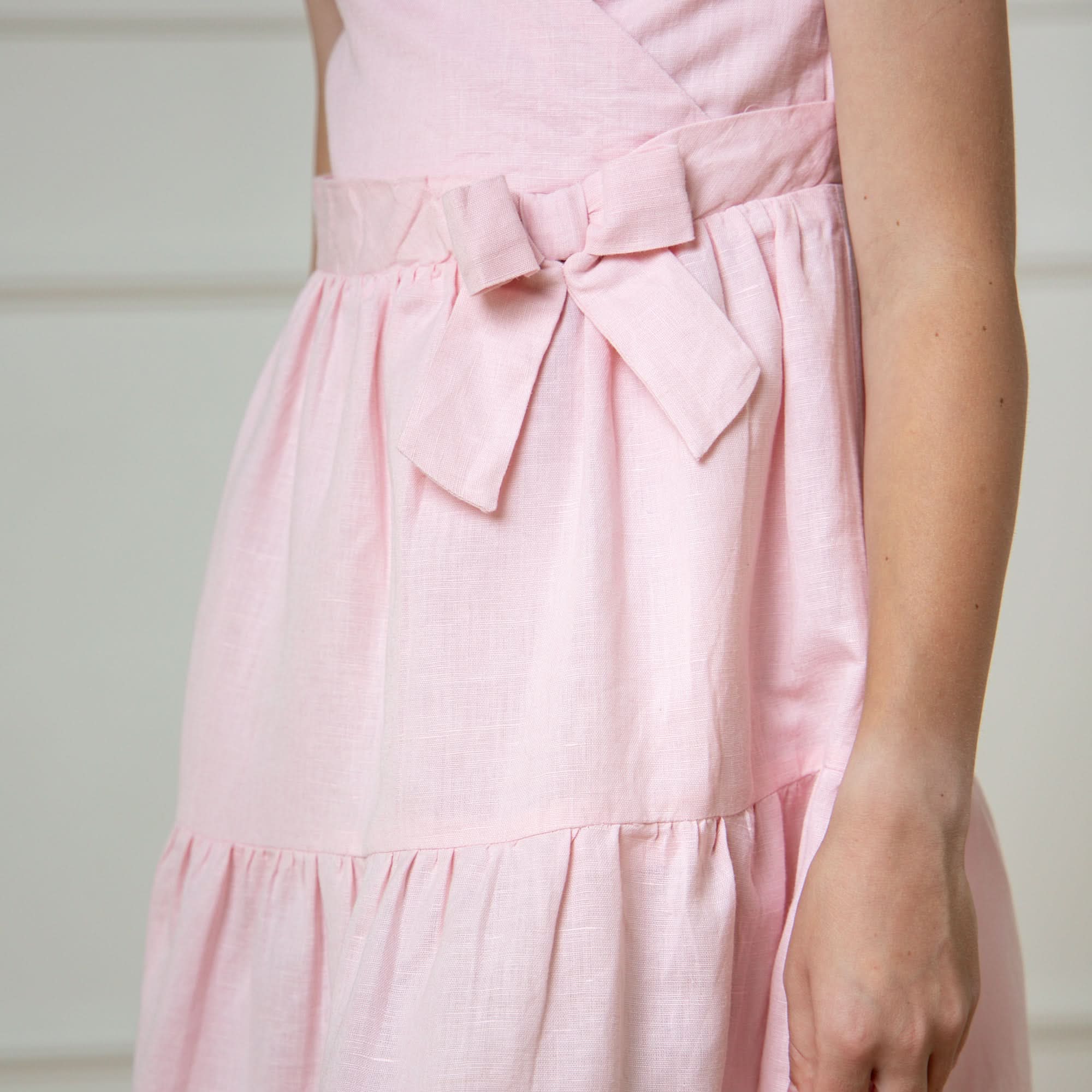 Tiered Wrap Dress