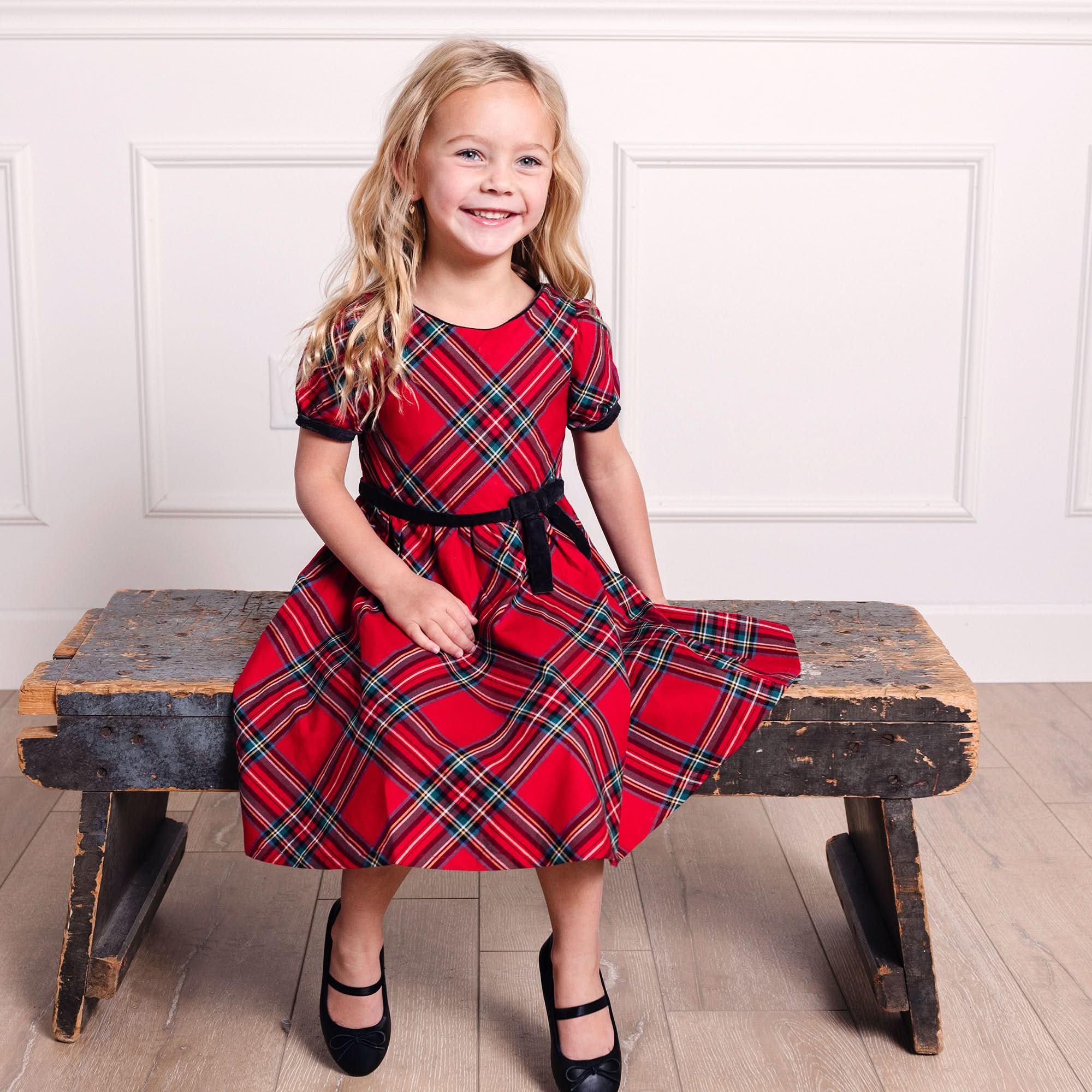 Puff Sleeve Party Dress - Baby