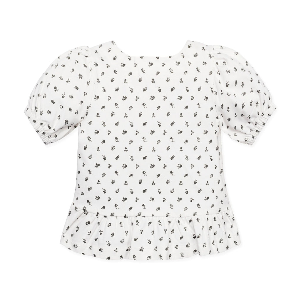Organic Knit Peplum Top