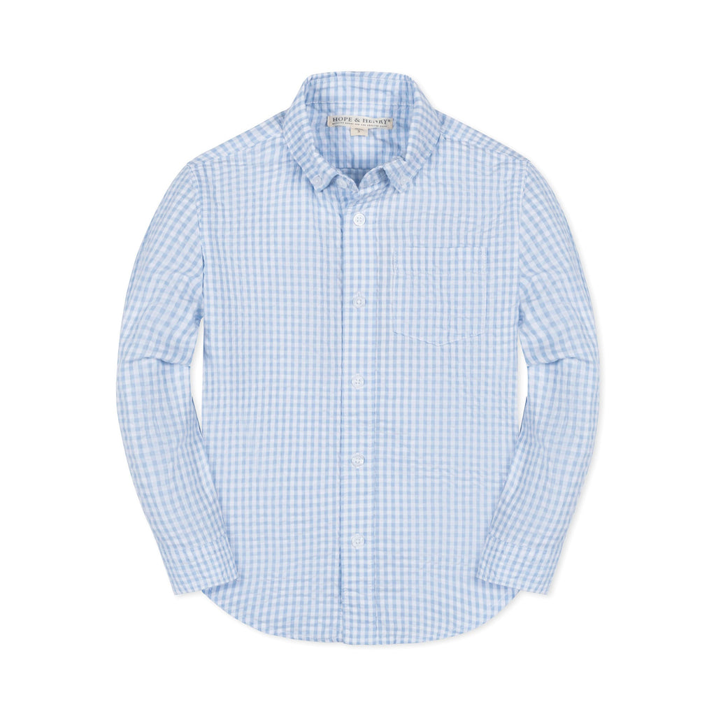 Organic Seersucker Shirt