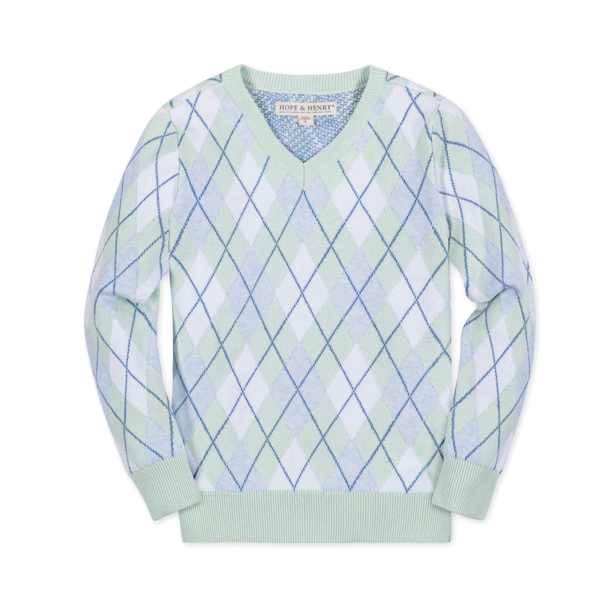Organic Fine Gauge V-Neck Sweater