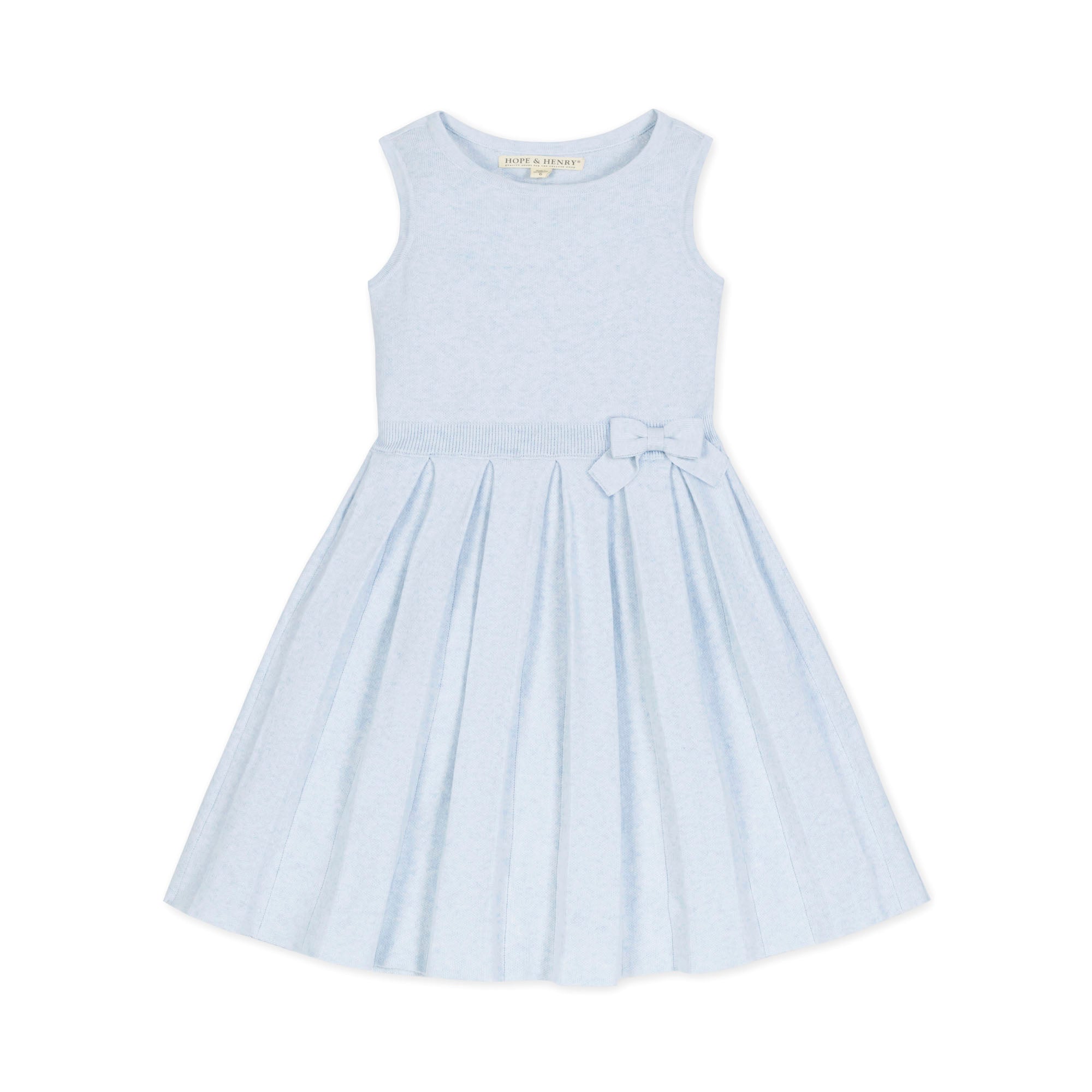 Organic Pleated Sweater Dress