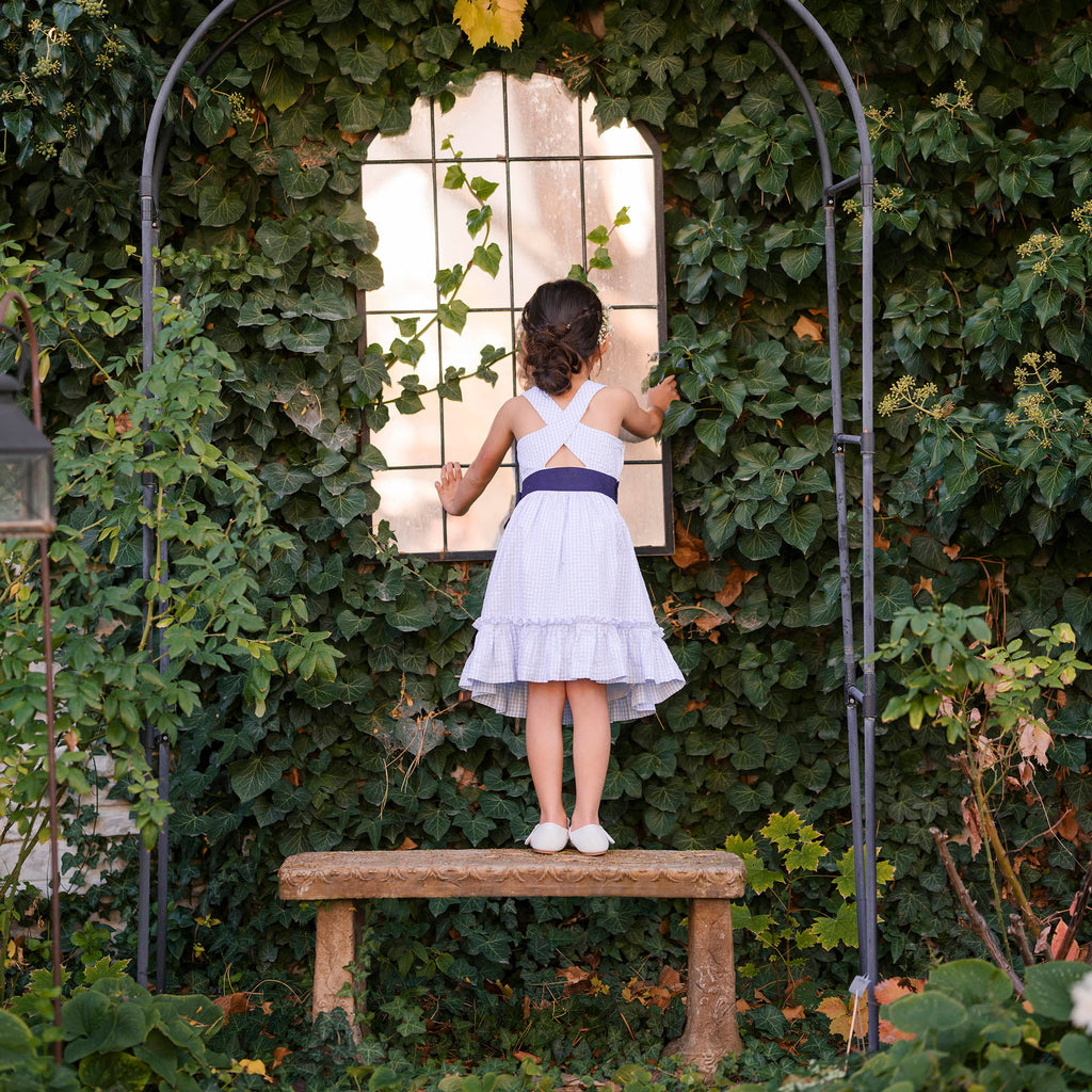 Organic Cross Back Party Dress
