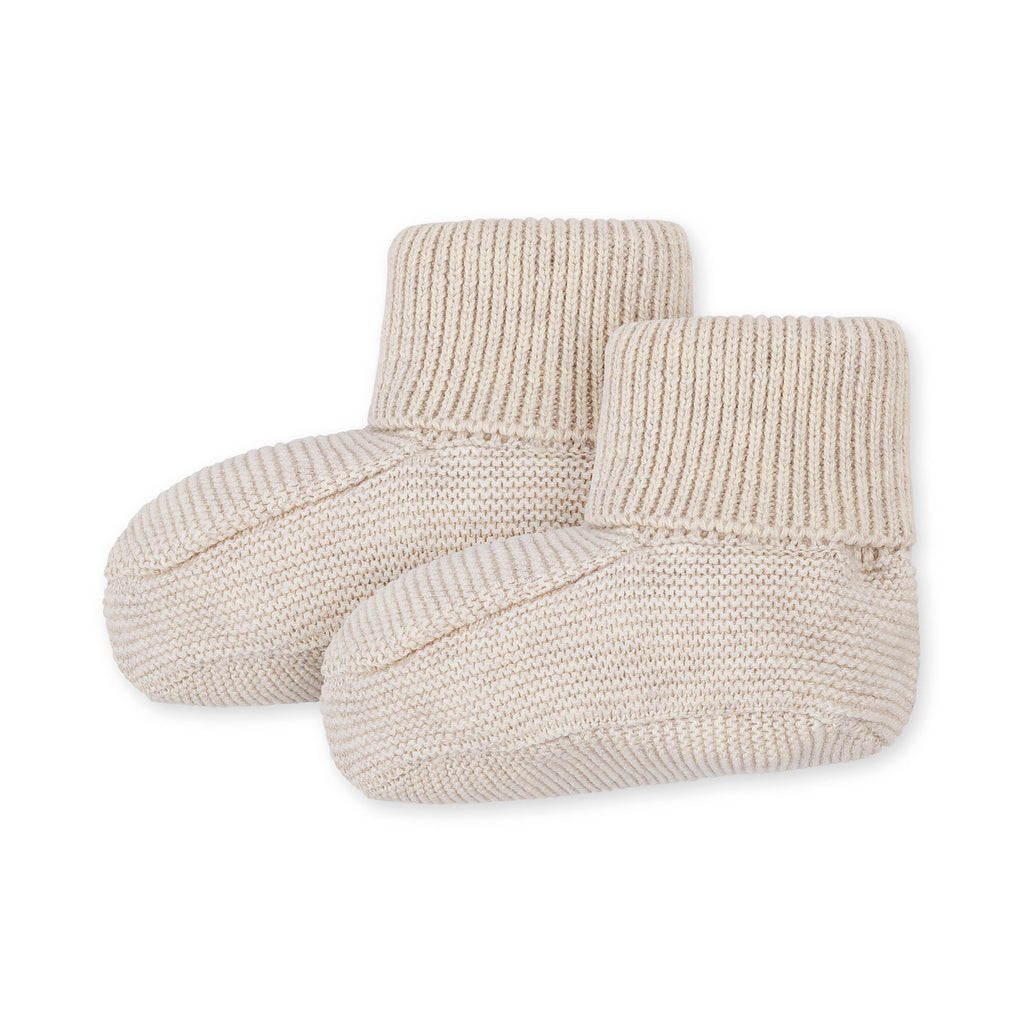 Organic Sweater Bonnet and Bootie Set