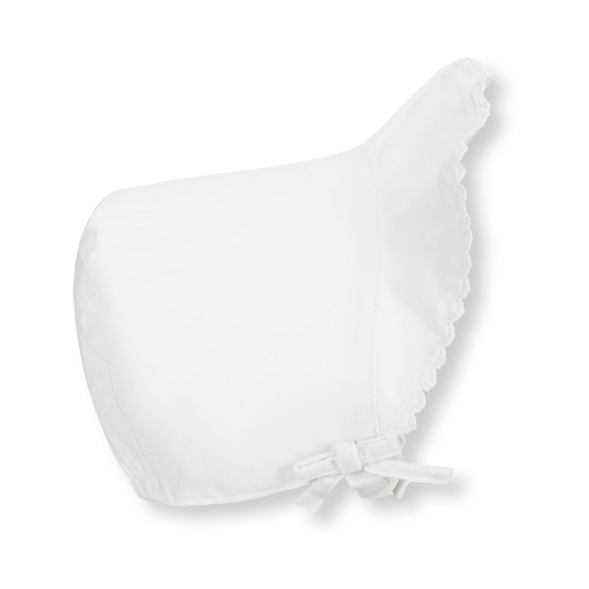Brimmed Linen Bonnet