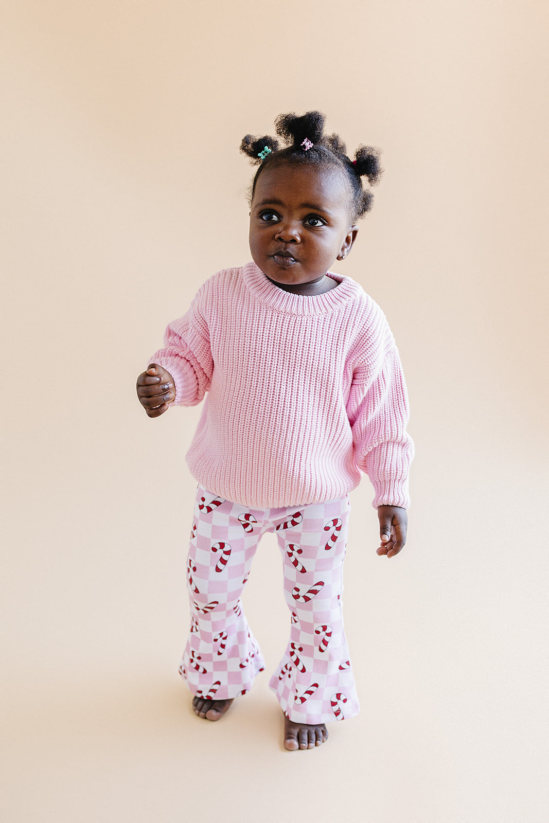 Chunky Knit Sweater | Pink