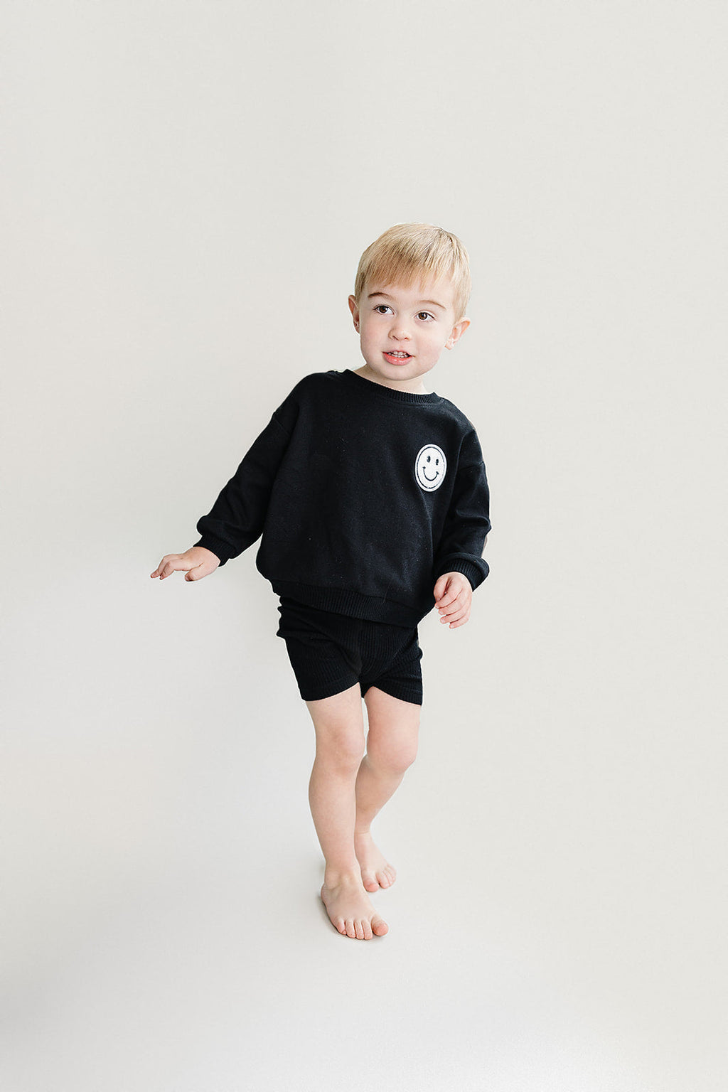 Biker Shorts Set | Black