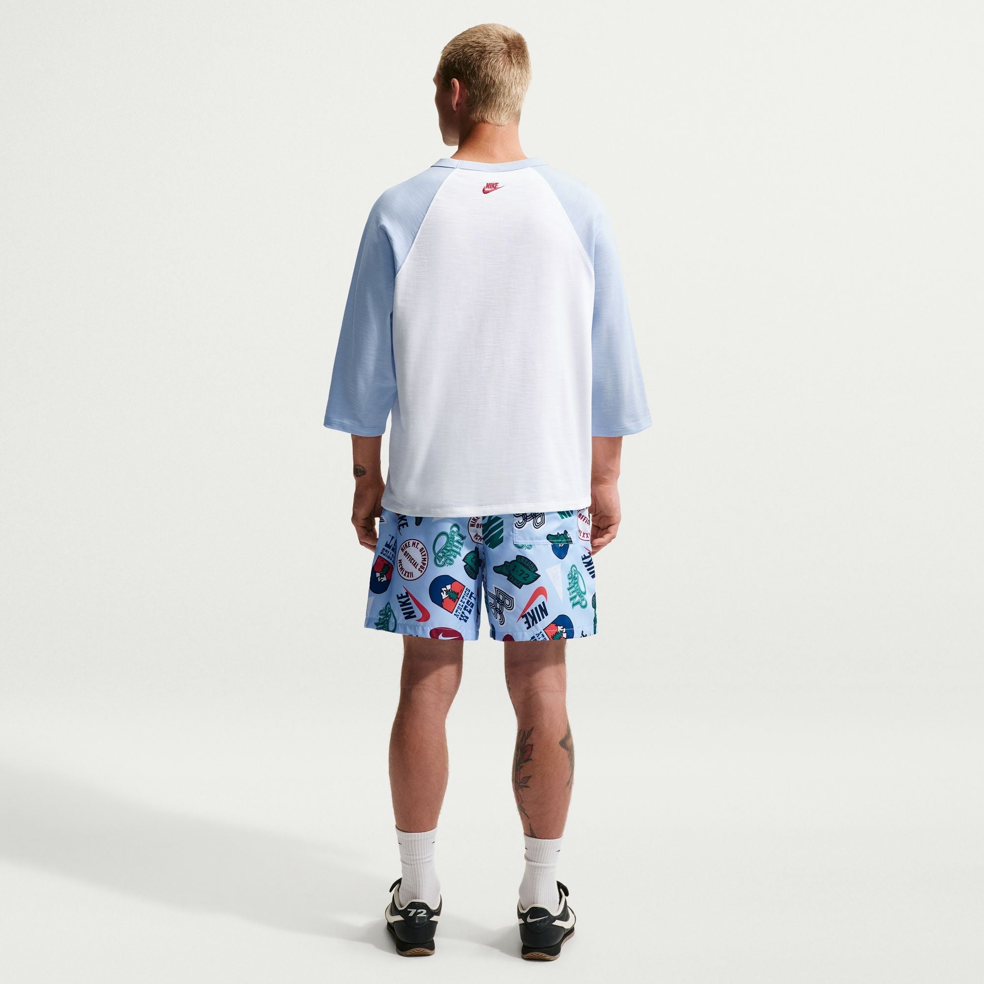 Nike Mens Sportwear Club Woven Flow Shorts - Hydrogen Blue
