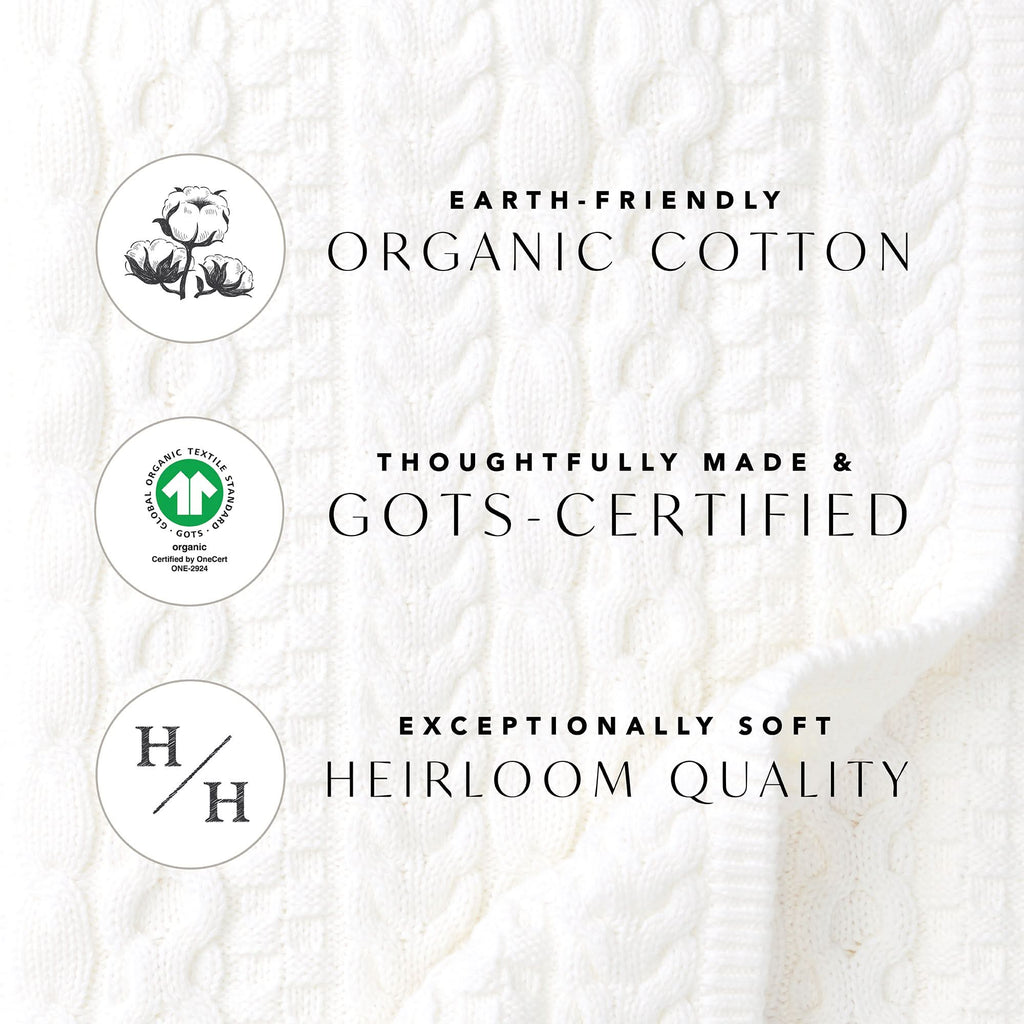 Shawl Collar Organic Sweater - Baby