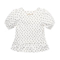 Organic Knit Peplum Top