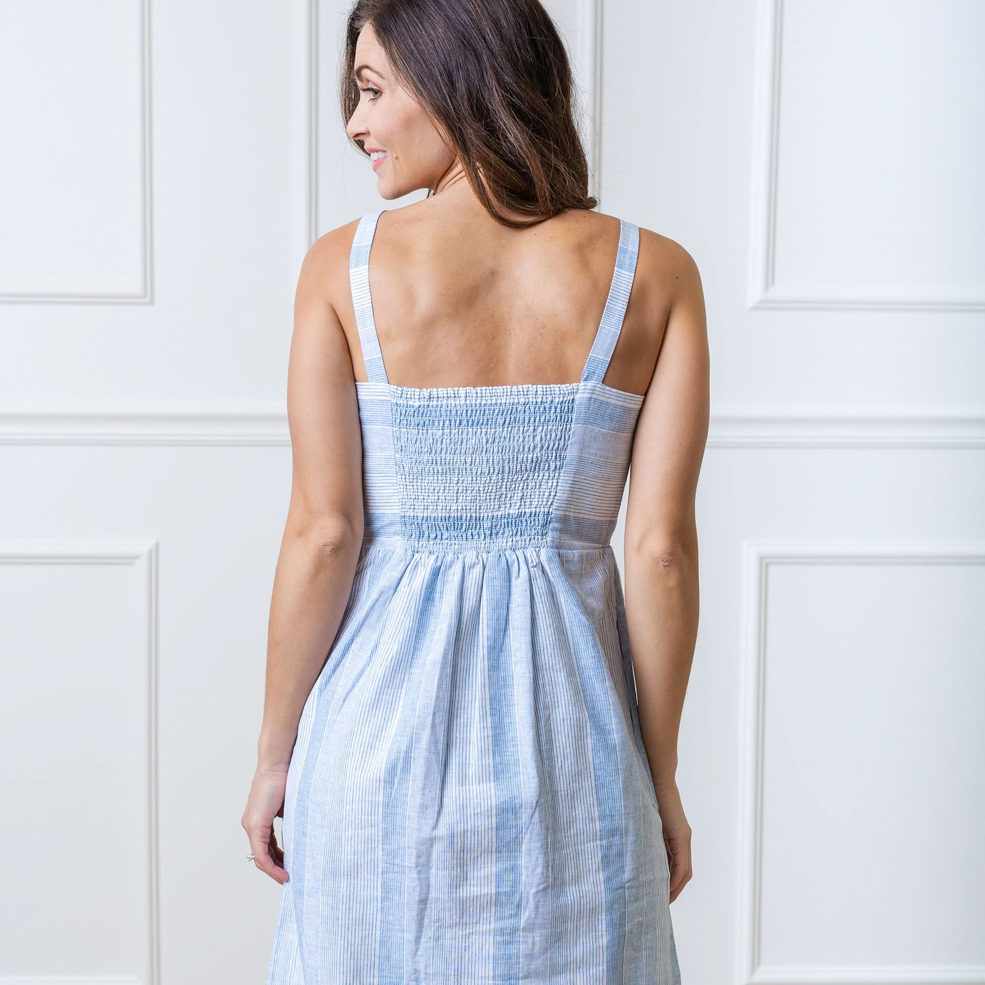 Linen Sheath Dress