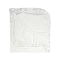 100% PIMA Cotton Ruffle Blanket: White