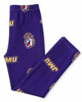 JMU Purple Duke Dog Leggings