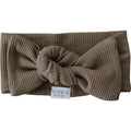 Cocoa Organic Cotton Ribbed Head Wrap