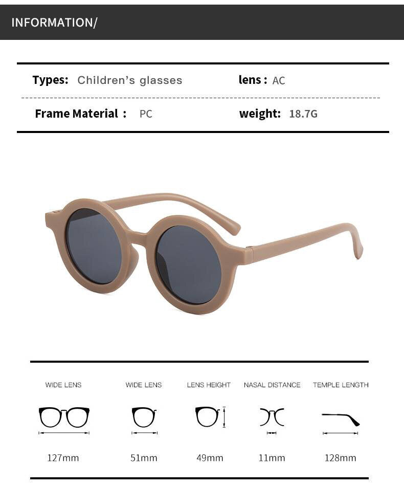 Retro Kids Sunglasses – UV 400 Protection Vintage Shades for Toddlers & Kids| Vintage