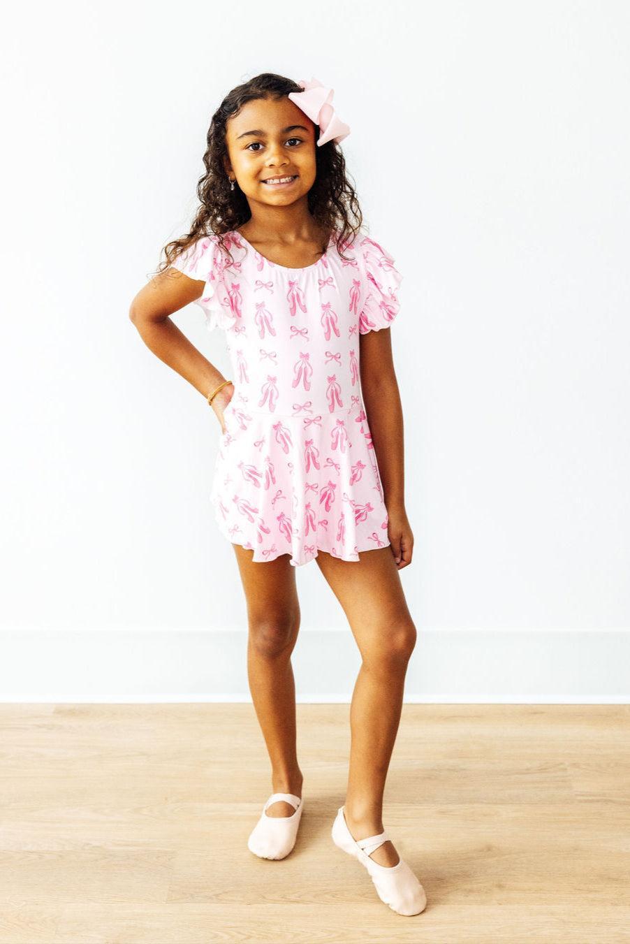 Twirling en Pointe S/S Twirl Leotard