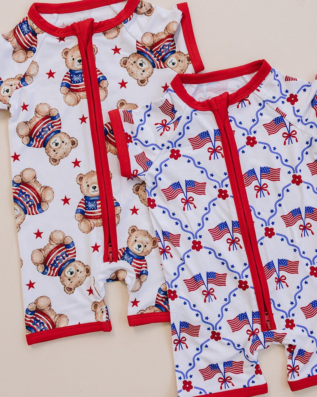 Bamboo Shorty Romper | American Bear