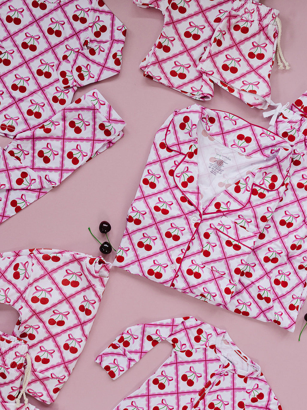 Bamboo Women's Pajamas | Cherry Bow