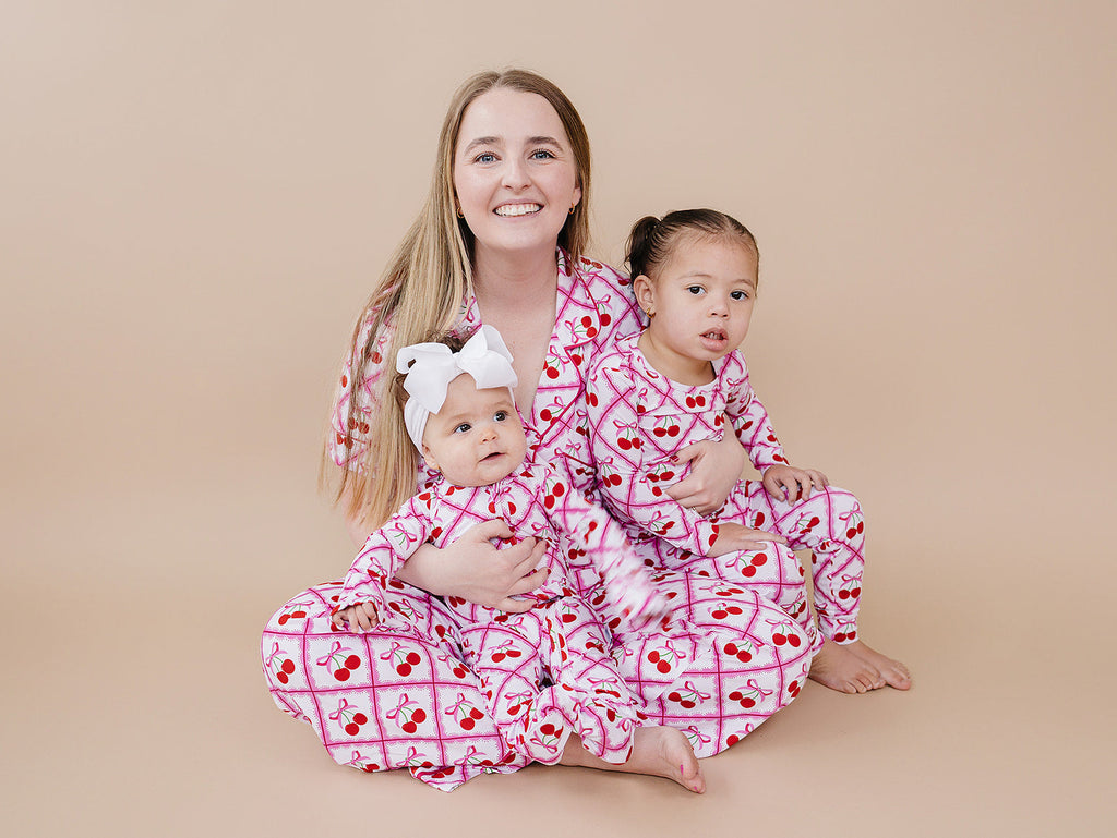 Bamboo Women's Pajamas | Cherry Bow
