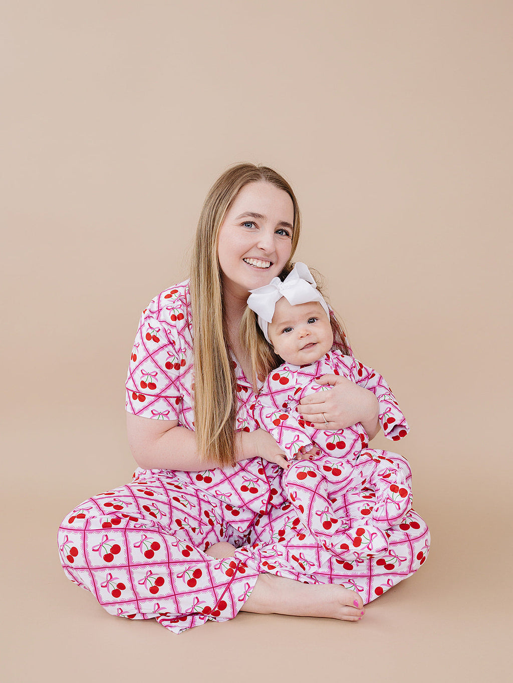 Bamboo Women's Pajamas | Cherry Bow