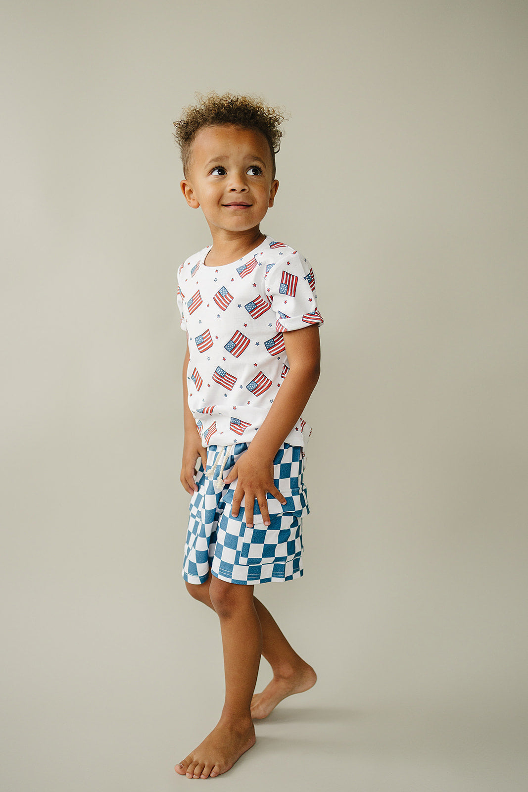 Cargo Shorts Set | Patriotic Vibes