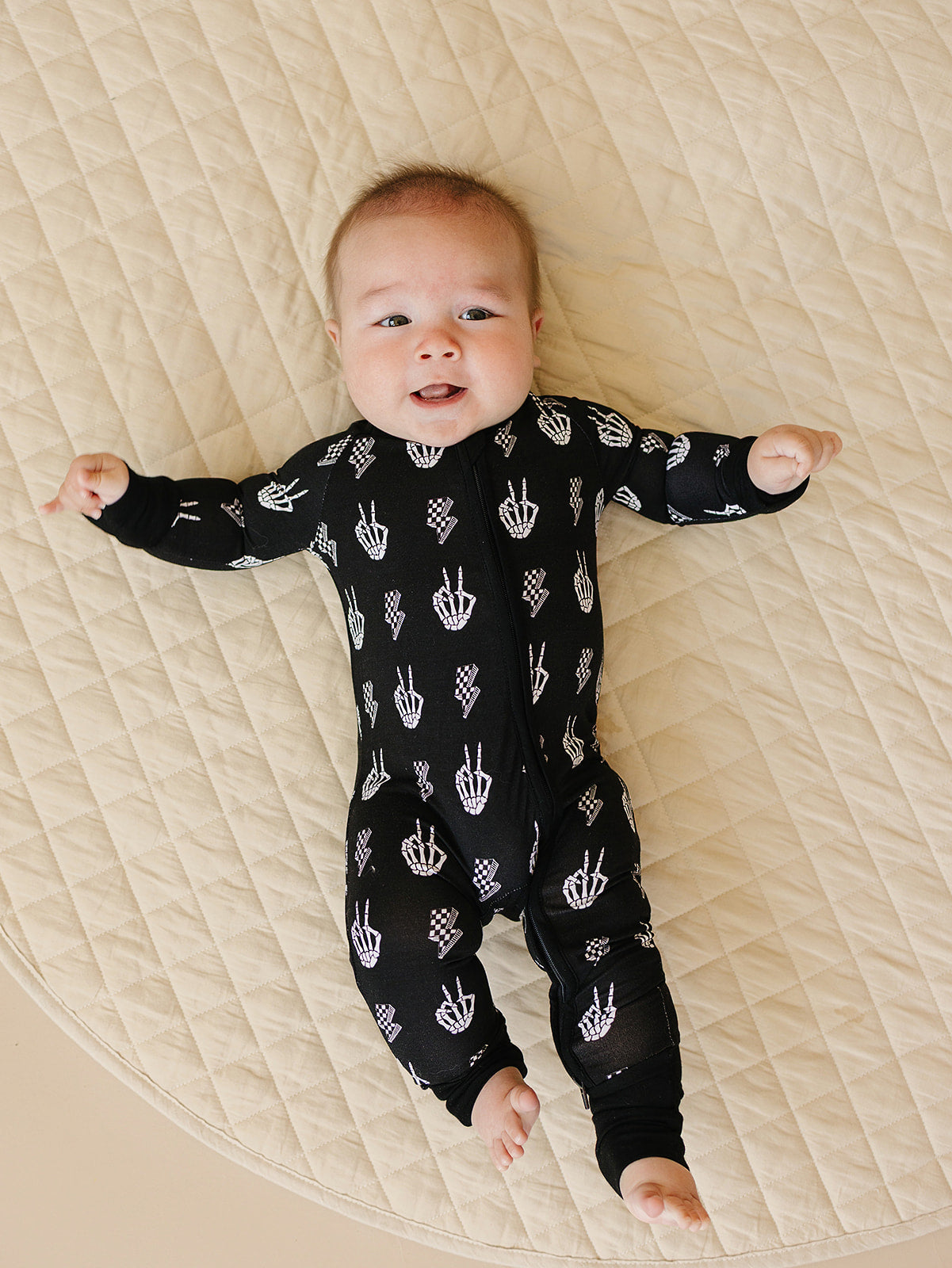 Bamboo Zip Romper | Skelly Vibes