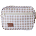 Tan Gingham Mini Fanny Pack