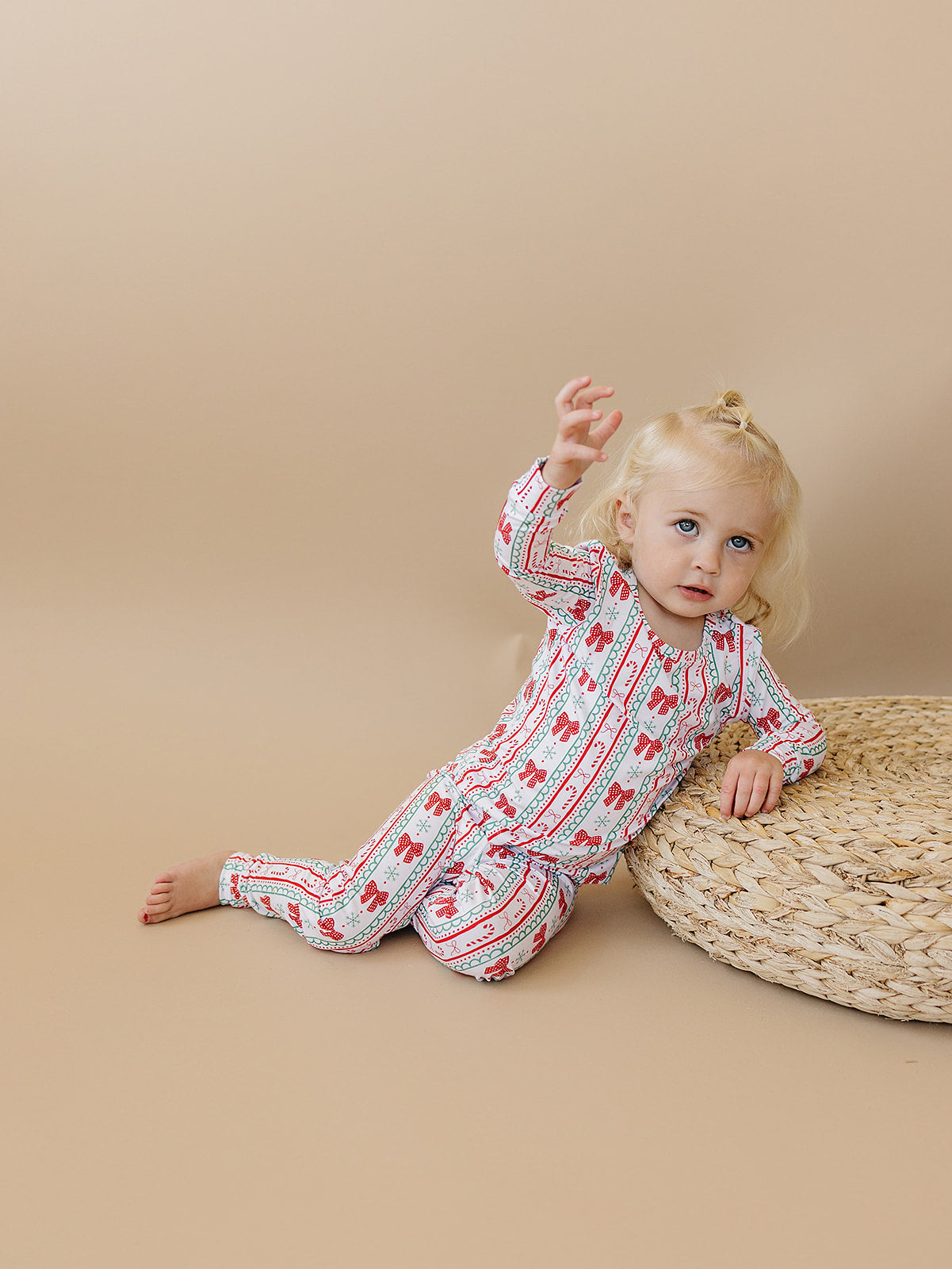 Bamboo Two Piece Set | Retro Candy Cane