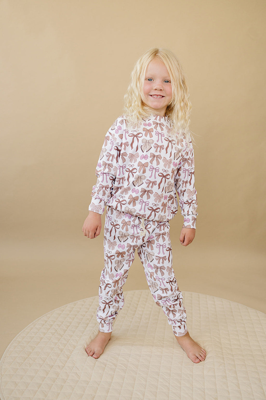 Jogger Set | Mocha Bows