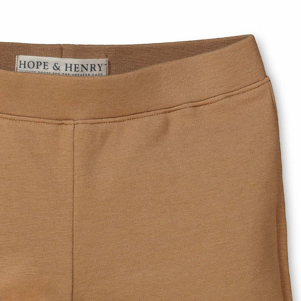 Button Cuff Ponte Pant - Baby