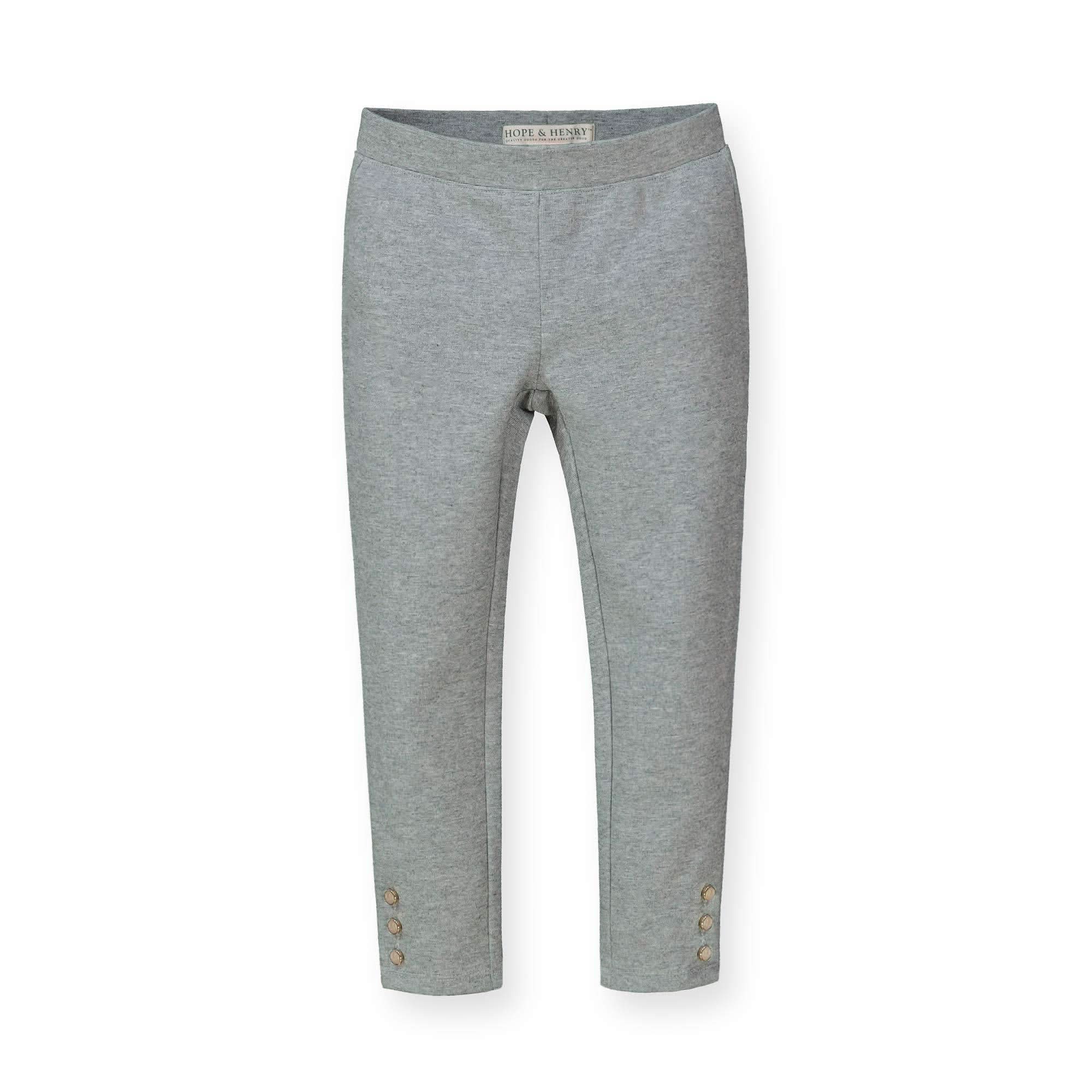 Button Cuff Ponte Pant - Baby