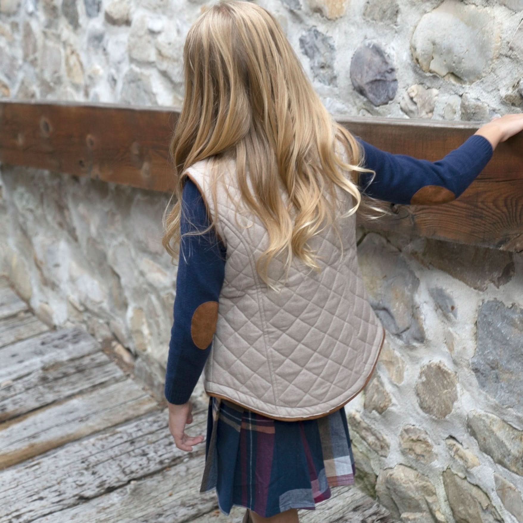 Organic Pleated Skirt with Buckle Detail